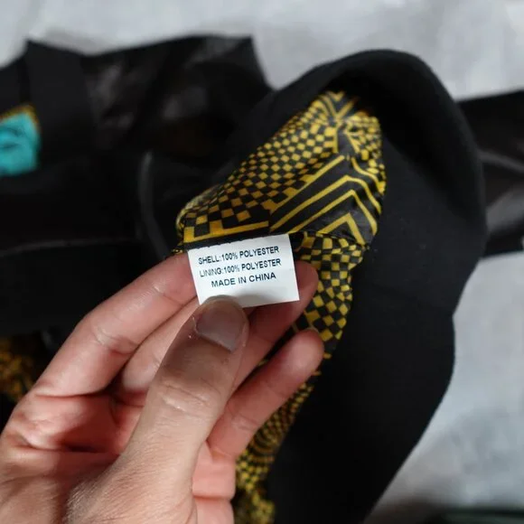 FireFly Music Festival Satin Bomber Jacket Mens M Limited Black - Picture 5 of 10